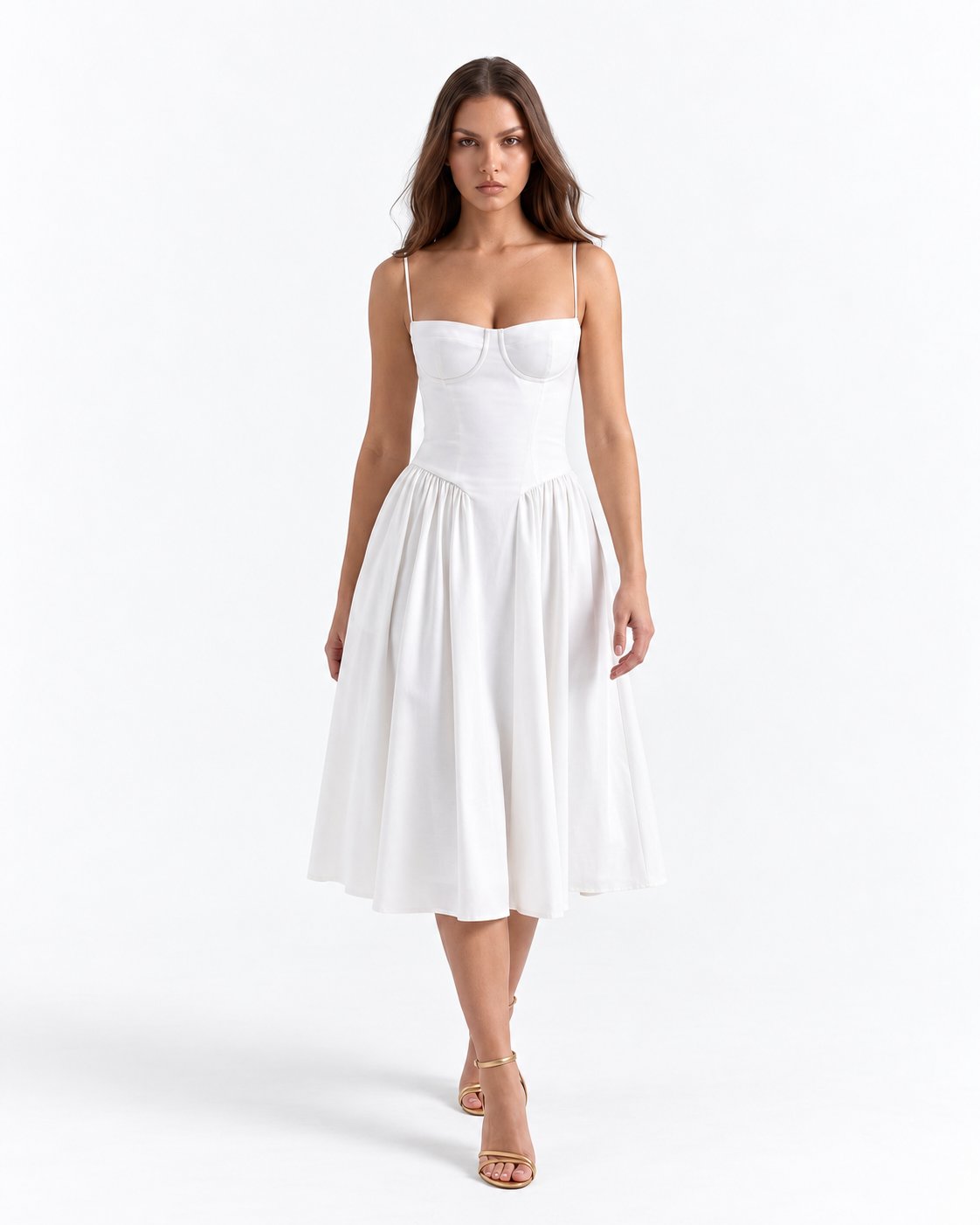 Francesca Midi Dress — studio view 1