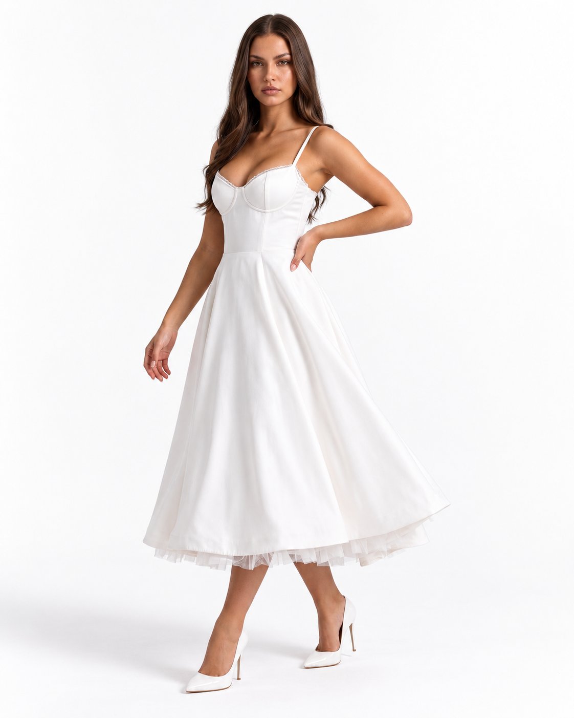 Selene Midi Dress — studio view 4