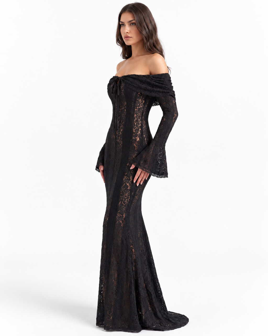 Alessandra Maxi Dress — studio view 2