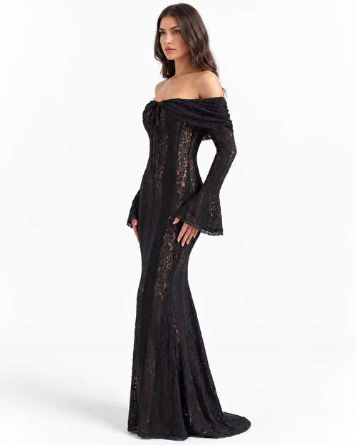 Alessandra Maxi Dress — studio view 2