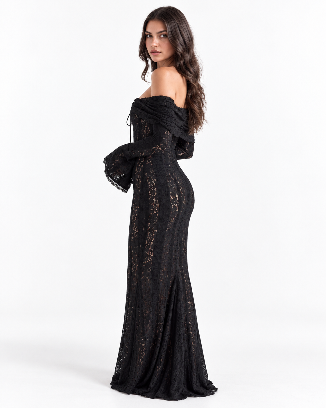 Alessandra Maxi Dress — studio view 3